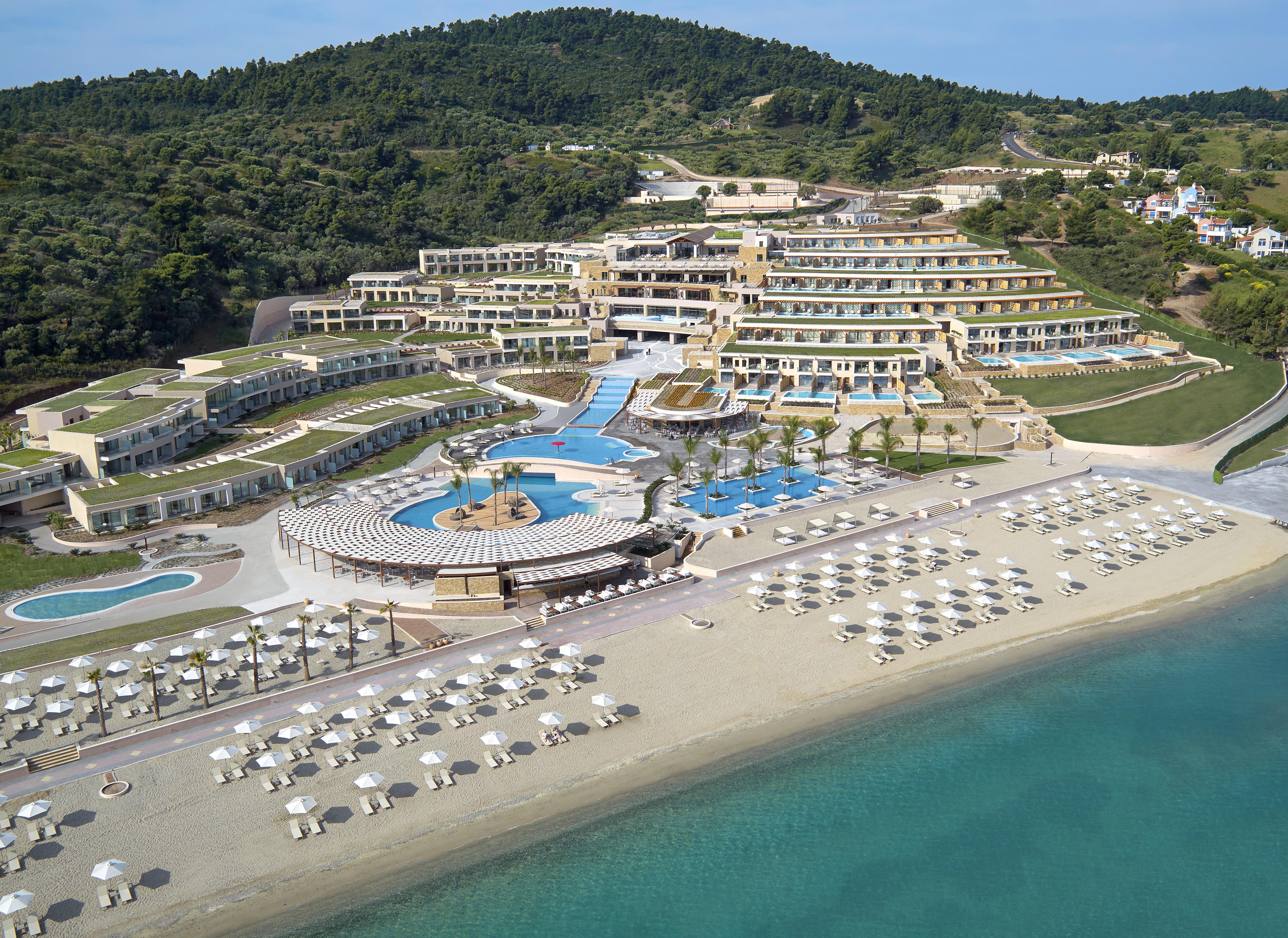 Miraggio Thermal Spa Resort Paliouri Exteriér fotografie The resort of Porto Grande